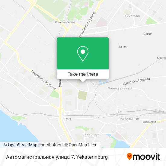 Автомагистральная улица 7 map