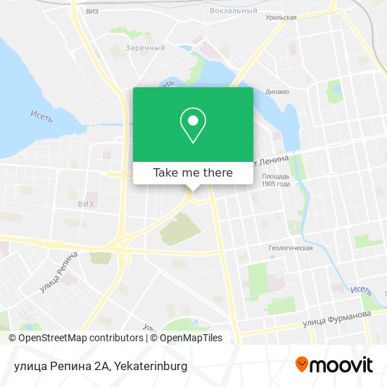 улица Репина 2А map