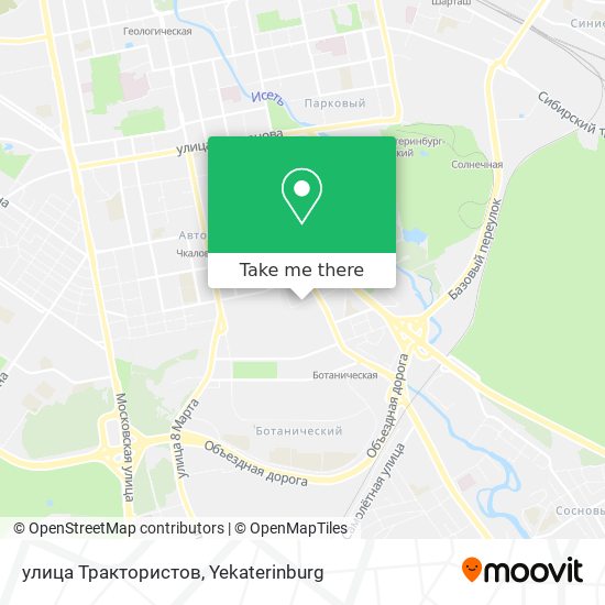 улица Трактористов map