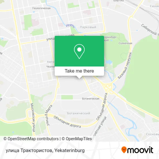 улица Трактористов map