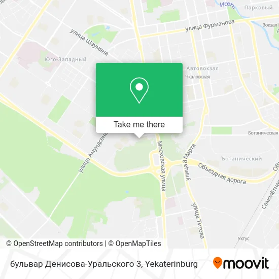 бульвар Денисова-Уральского 3 map