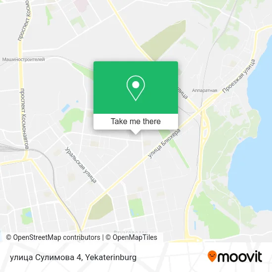 улица Сулимова 4 map