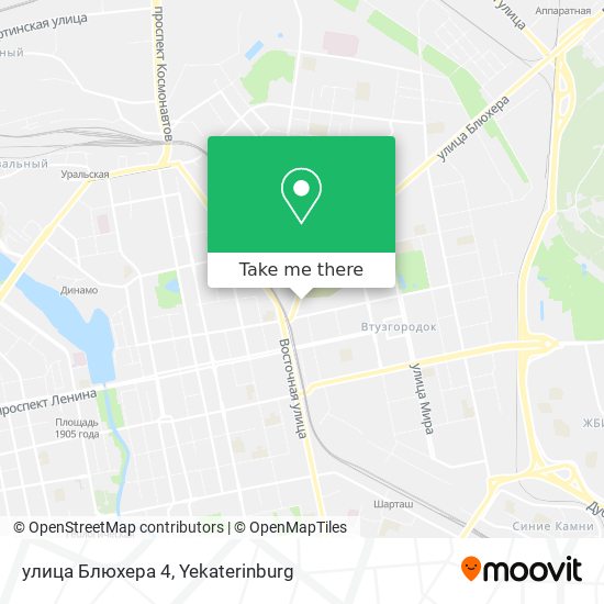 улица Блюхера 4 map