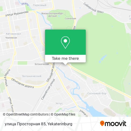 улица Просторная 85 map