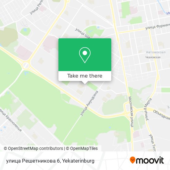 улица Решетникова 6 map