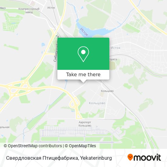 Свердловская Птицефабрика map