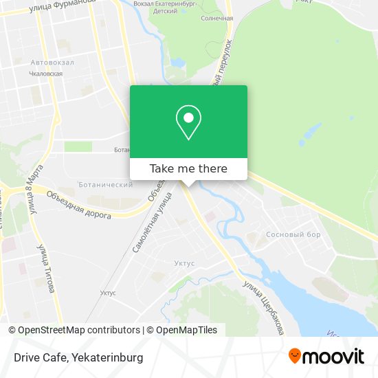 Drive Cafe map