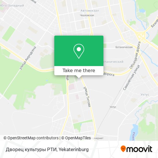 Дворец культуры РТИ map