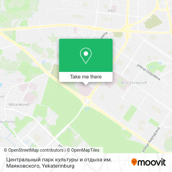 Центральный парк культуры и отдыха им. Маяковского map