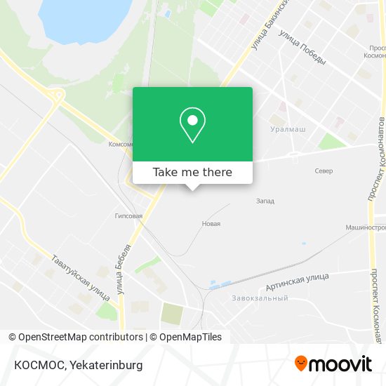 КОСМОС map