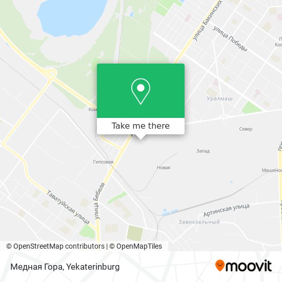 Медная Гора map