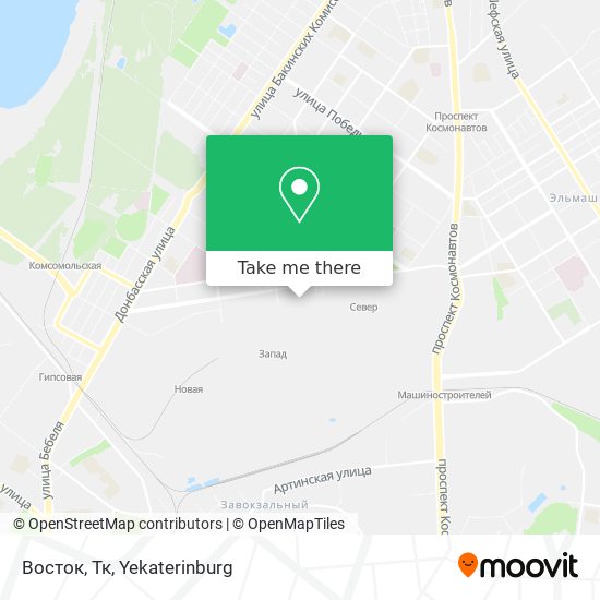 Восток, Тк map