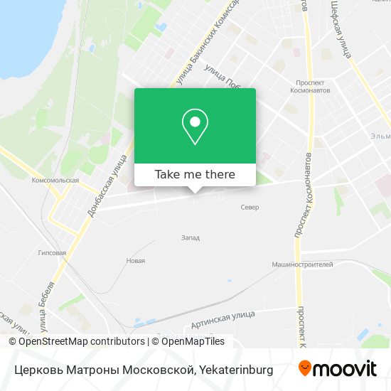 Церковь Матроны Московской map