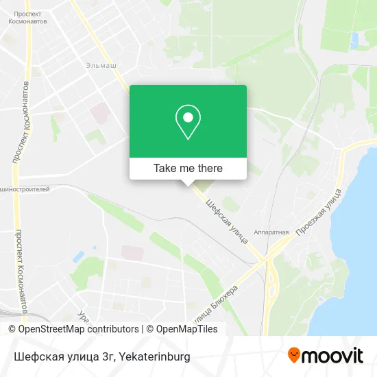Шефская улица 3г map