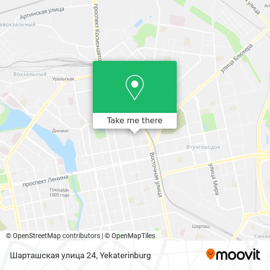 Шарташская улица 24 map