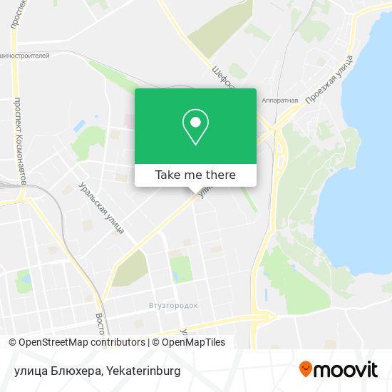 улица Блюхера map