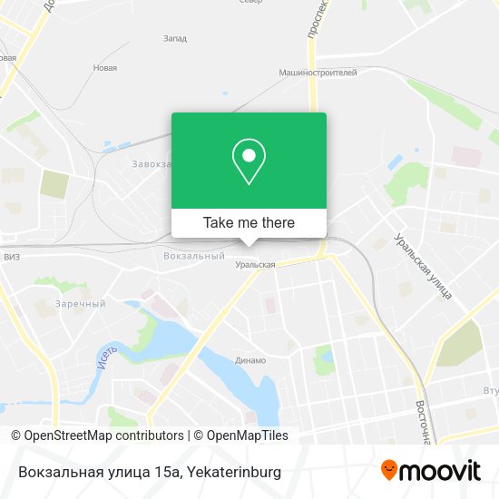 Вокзальная улица 15а map