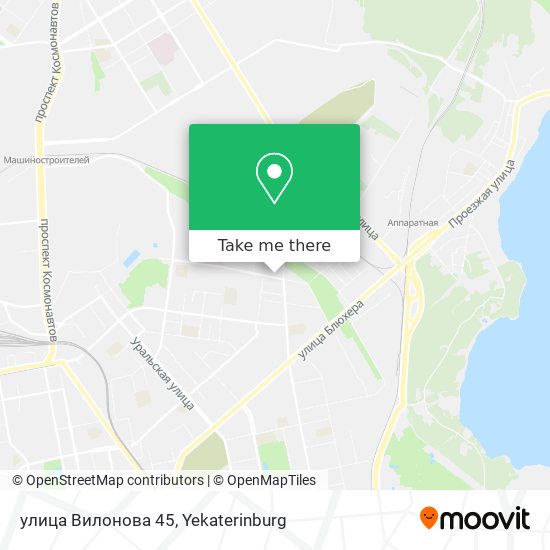 улица Вилонова 45 map