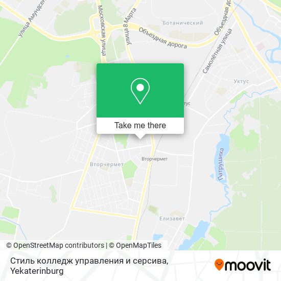 Стиль колледж управления и серсива map