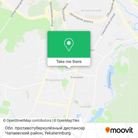 Обл. противотуберкулёзный диспансер Чапаевский район map