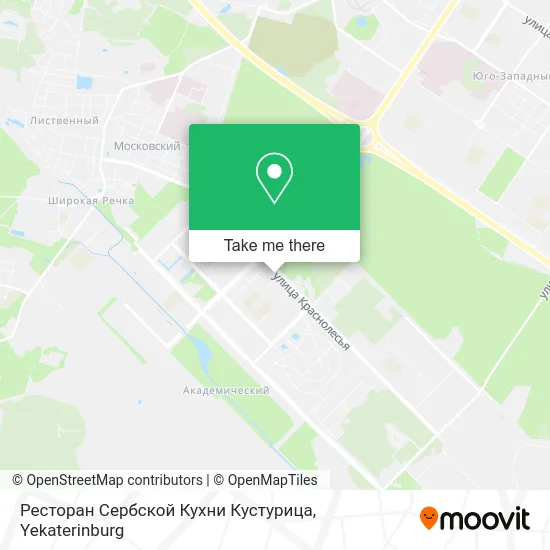 Ресторан Сербской Кухни Кустурица map