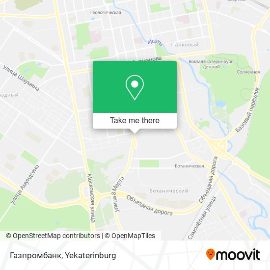 Газпромбанк map