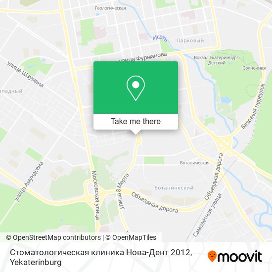 Стоматологическая клиника Нова-Дент 2012 map