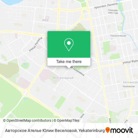 Авторское Ателье Юлии Веселовой map