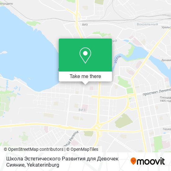 Школа Эстетического Развития для Девочек Сияние map