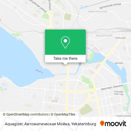 Aquagizer, Автоматическая Мойка map