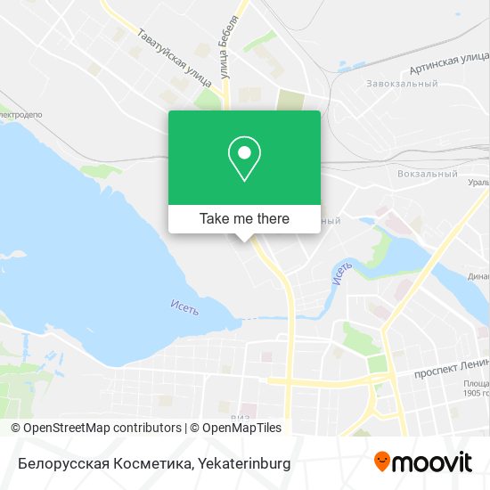 Белорусская Косметика map