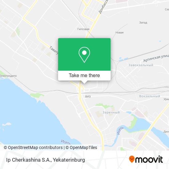 Ip Cherkashina S.A. map