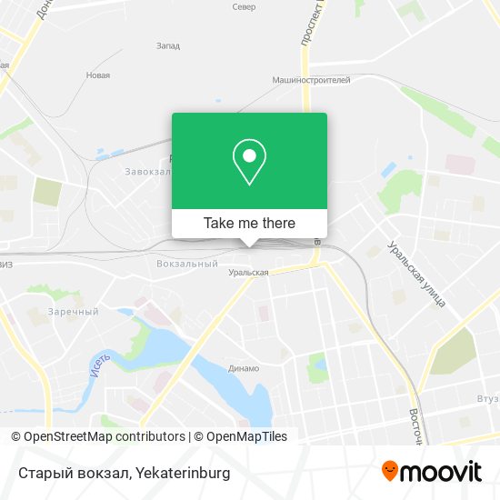 Старый вокзал map