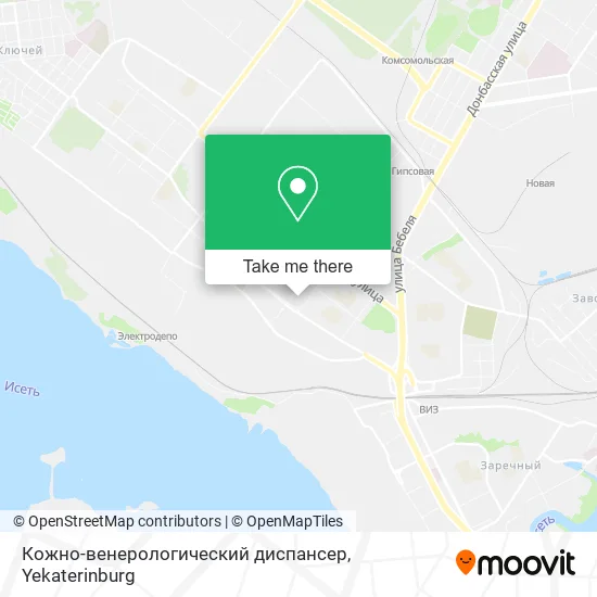 Кожно-венерологический диспансер map