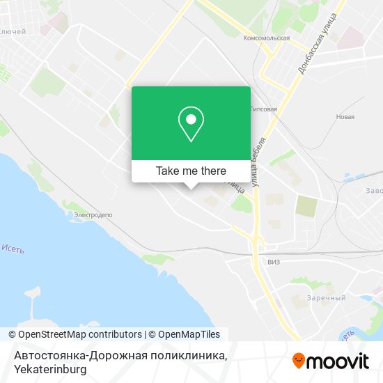 Автостоянка-Дорожная поликлиника map