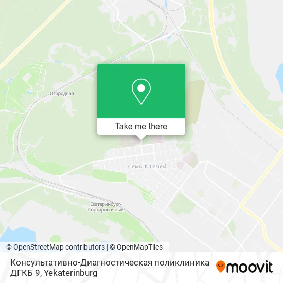 Консультативно-Диагностическая поликлиника ДГКБ 9 map