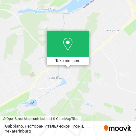 Gabbiano, Ресторан Итальянской Кухни map