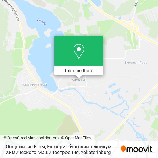 Общежитие Етхм, Екатеринбургский техникум Химического Машиностроения map