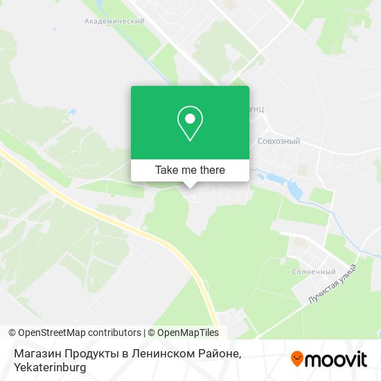 Магазин Продукты в Ленинском Районе map