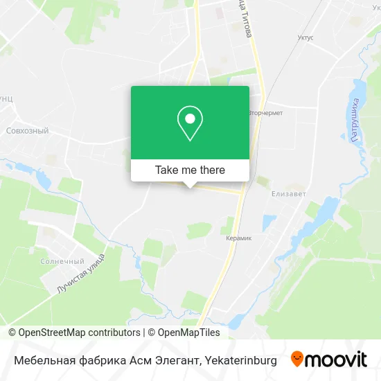 Мебельная фабрика Асм Элегант map