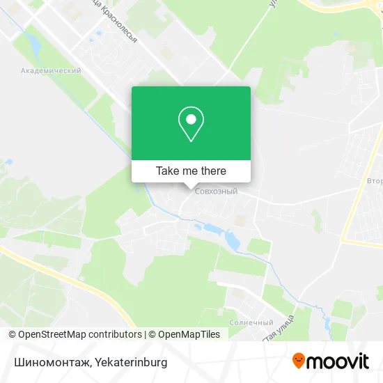 Шиномонтаж map