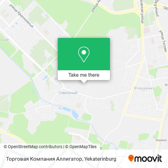 Торговая Компания Аллигатор map