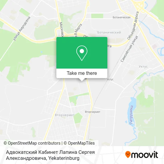 Адвокатский Кабинет Лапина Сергея Александровича map