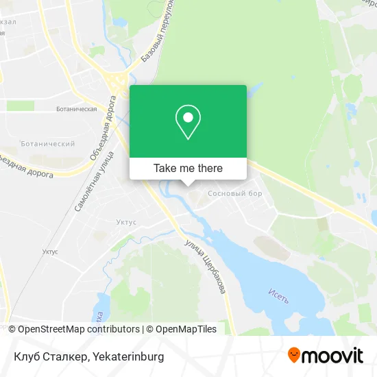 Клуб Сталкер map