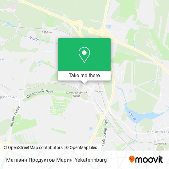 Магазин Продуктов Мария map