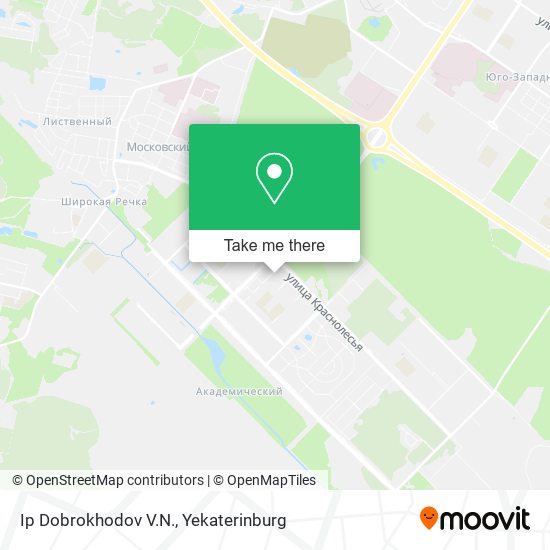 Ip Dobrokhodov V.N. map
