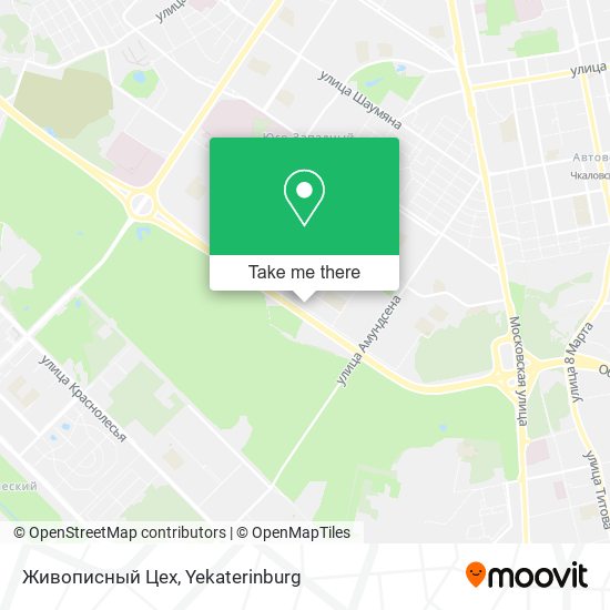 Живописный Цех map