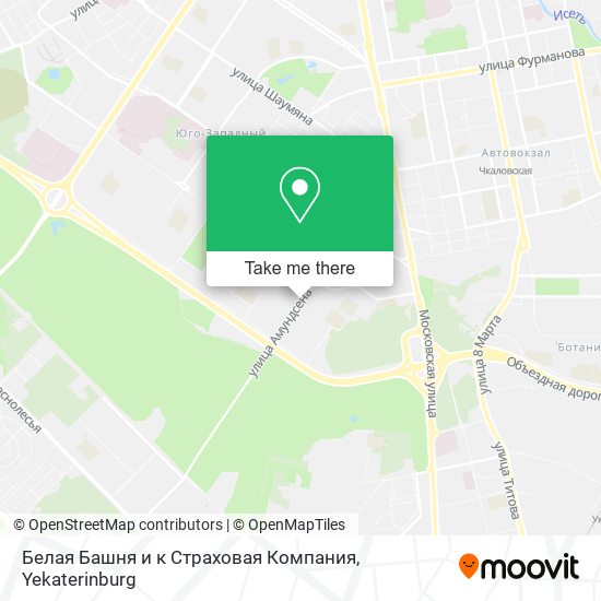 Белая Башня и к Страховая Компания map