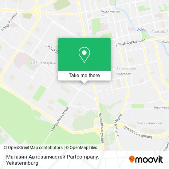 Магазин Автозапчастей Partcompany map