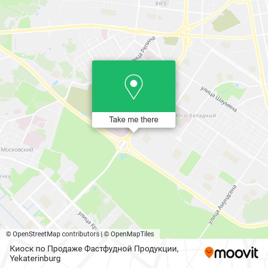 Киоск по Продаже Фастфудной Продукции map